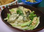 カキとエリンギのキムチマヨ炒め Oyster and kimuchimayo stir-frying of king oyster mushroom.jpgのサムネール画像